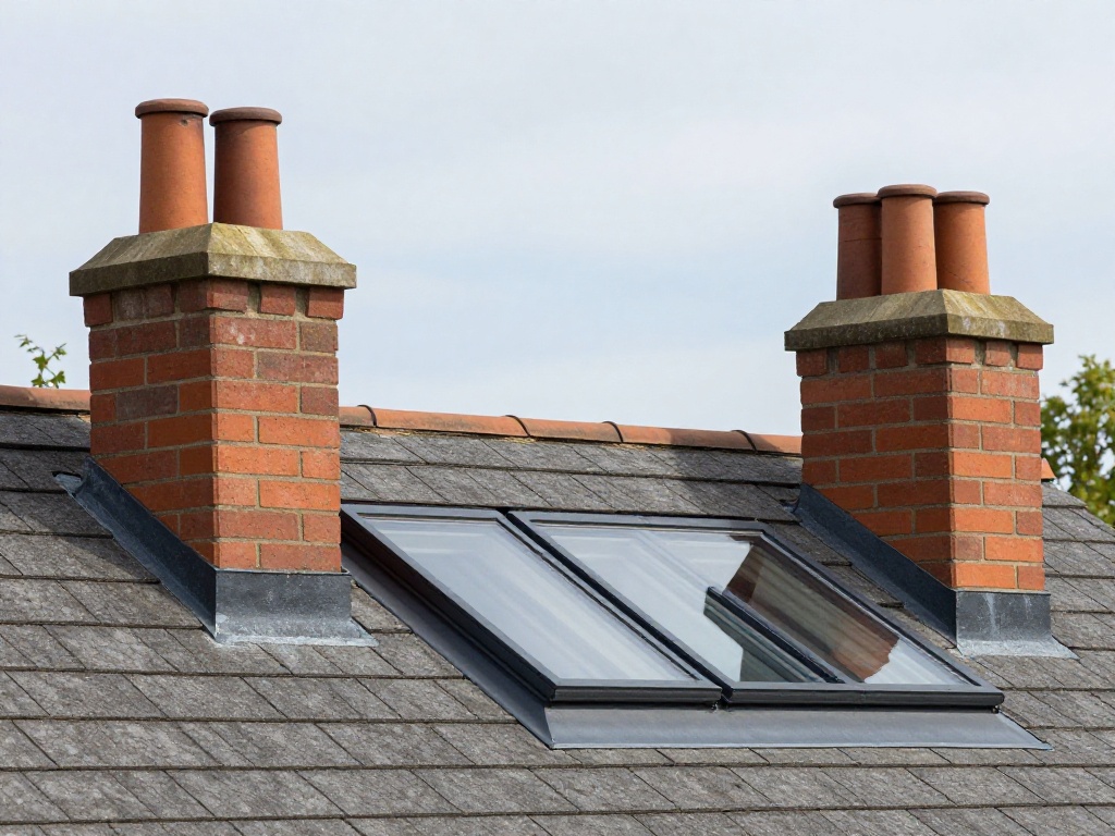 Skylight and Chimney Flashing Repair
